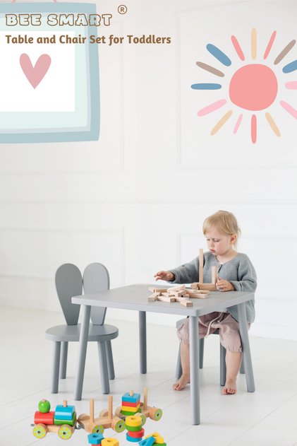 Montessori Masa Sandalye Çocuk Oyun, Çalışma, Çocuk Aktivite Masası Ve Sandalyesi