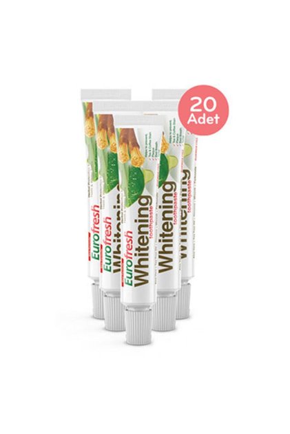 20 Adet Eurofresh Whıtenıng Misvak Toothpaste 25 Gr