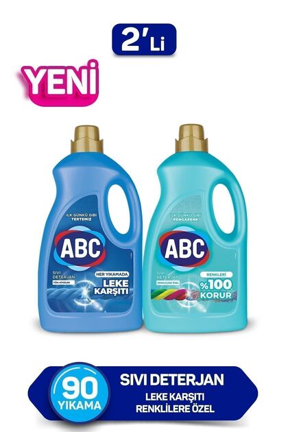Sıvı Çamaşır Deterjanı Leke Karşıtı& Renkliler 2 Li