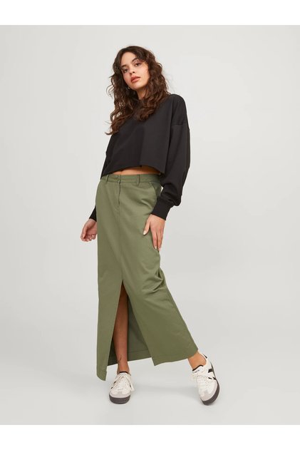 Jack Jones Kadın Etek 12253013 JXMADDY REG LONG MW Etek PNT