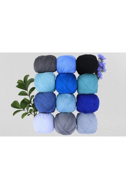 Baby Cotton Amigurumi, Punch, Hand Knitting Thread, Taka Yarn (set 10)