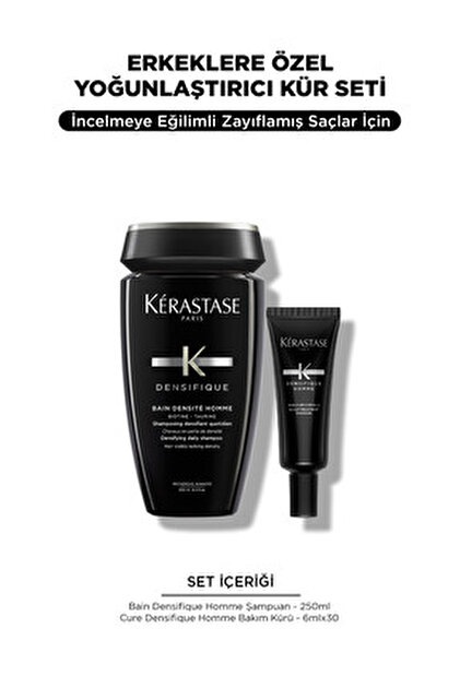 Kerastase Densifique Homme Erkek Saç Yoğunlaştırıcı Set 30x6 Serum