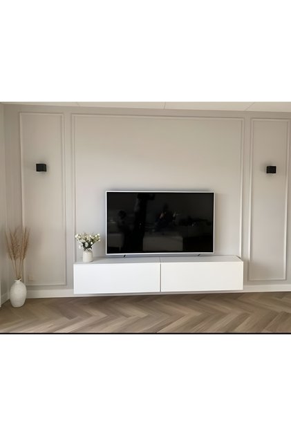 Dekoratif Boyanabilir Duvar Çıtası Kesimli Hazır Paket