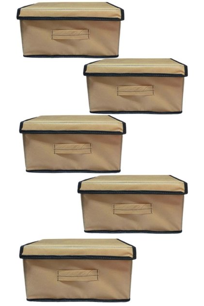 Box Organizer, Box Storage Bag, Multi-Purpose Box, Organizer with Lid 5 Pieces