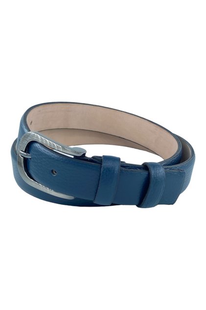 Women's 100% Genuine Leather 3 cm Wide Belt with Buckle