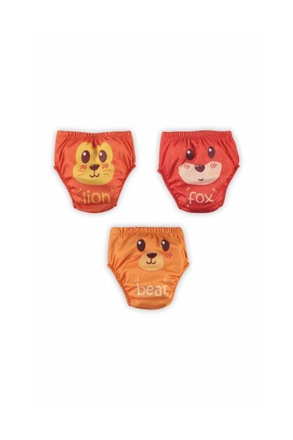 Poopes Washable 3-Piece Combination Cute Animals Training Pants for Ages 1-2-3-4