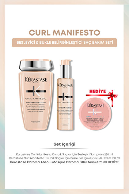 Kerastase Curl Manıfesto Besleyici ve Bukle Belirginleştirici