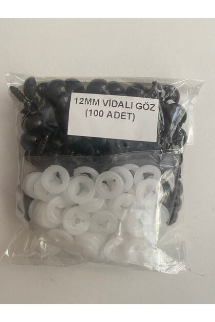Amigurumi Locked Eye 12mm 100 Pieces 50 Pairs