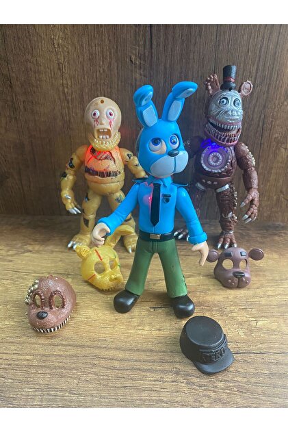 scntoys Five Nights At Freddys Aksiyon Figür Oyuncak 3 Lü Set