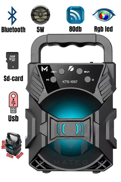 KTS-1057 Bluetooth/Usb/Sd Müzik Kutusu