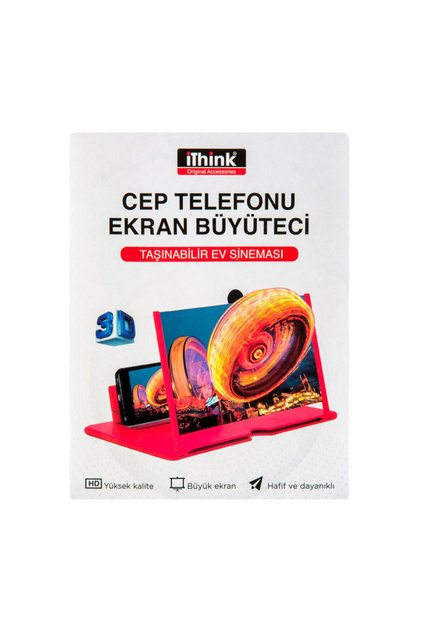 Cep Telefonu Ekran Büyüteci Siyah