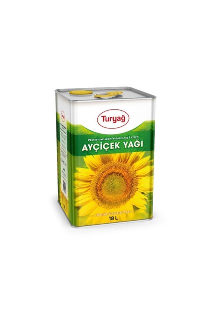 Turyağ Ayçiçek Yağı 18 lt TNK