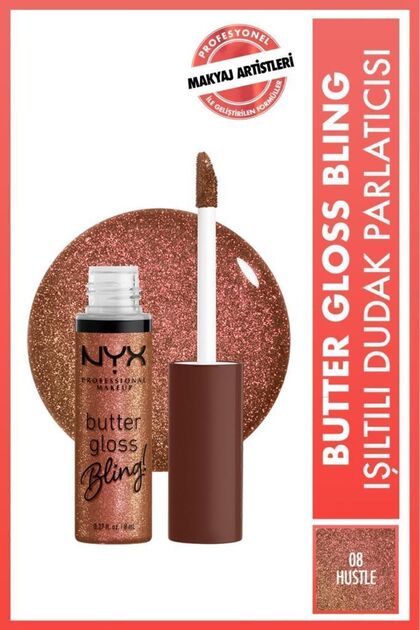 Butter Gloss Bling Işıltılı Dudak Parlatıcısı - 08 Bling Hustla