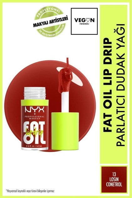 Fat Oil Lip Drip Parlatıcı Dudak Yağı - Losin' Cone-trol