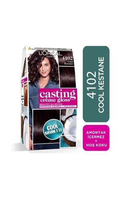 L'Oreal Paris Saç Boyası - Casting Crème Gloss 4102 Cool Kestane