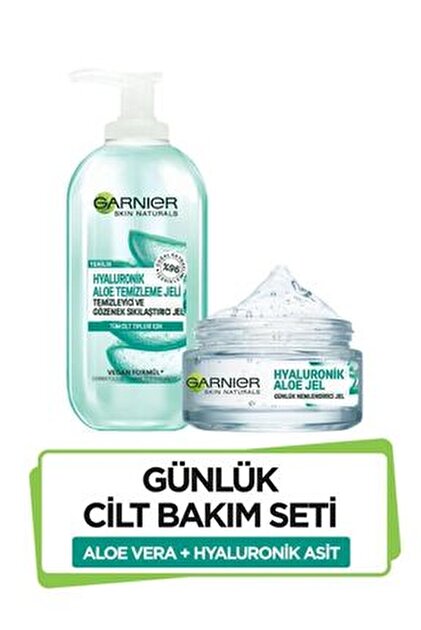 Garnier Garner Skn Naturals Hyaluronc Aloe Jel 3'l Set - Fiyat,  Yorumlar