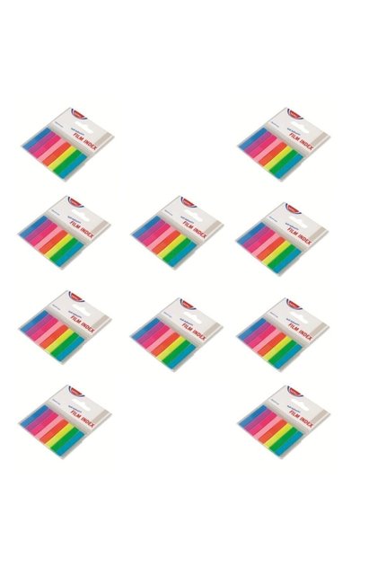 Memo 8 Color Film Index 10 Pieces