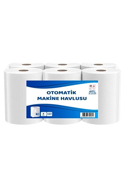Otomatik Makine Havlusu 6 Rulo 2kg