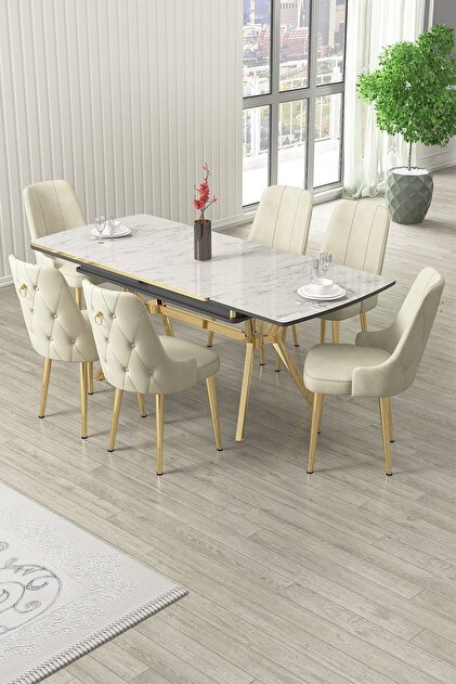 Canisa Nis Serisi 89x150 Açılabilir Lak Panel Beyaz Mermer Desen