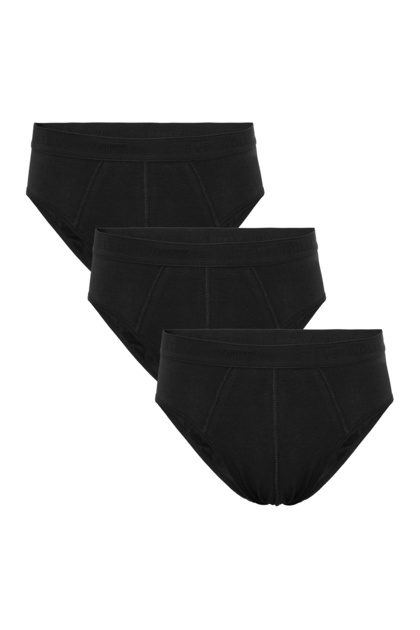 Men's Black 3-Piece Slip Panties - 23001
