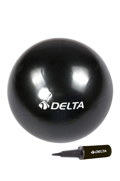 25 cm Black Pilates Balance Exercise Ball + Pilates Ball Pump