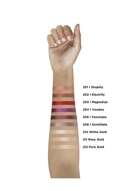 L'Oréal Paris Rouge Signature 204 I Voodoo – Metallic-Violetter Dauerhaft-Lippenstift