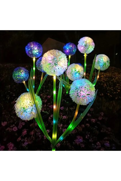 Solar Enerjili Dandelion Karahindiba Bahçe Balkon Teras Aydınlatma
