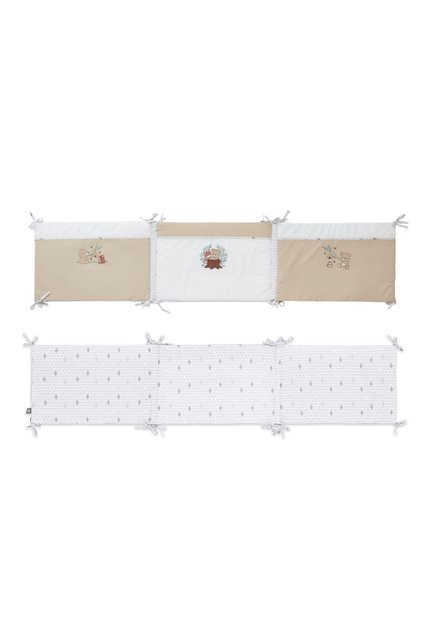 Hero Bebek & Çocuklar Için Nakışlı Karyola Kenar Koruyucu (40X180) Teddy