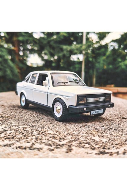 Murat 131 Koleksiyon Metal Araba 12cm Nostaljik Araba Beyaz