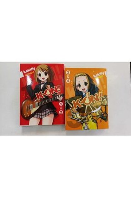 K-on! Cilt 1&2-3&4 Set ( 1 Adet Rozet Hediyeli)