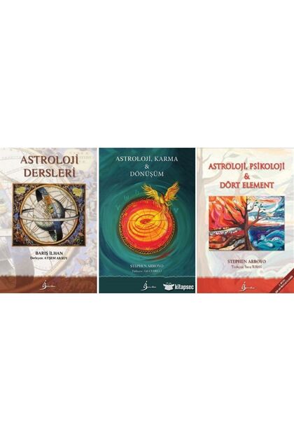 astroloji dersleri-astroloji, psikoloji-astroloji karma dönüşüm (3 kitap)