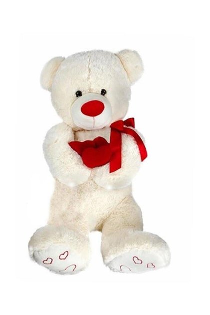 100 cm Plush Heart Bear