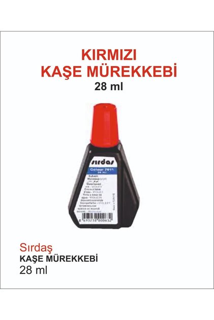 Kaşe Mürekkebi Kırmızı