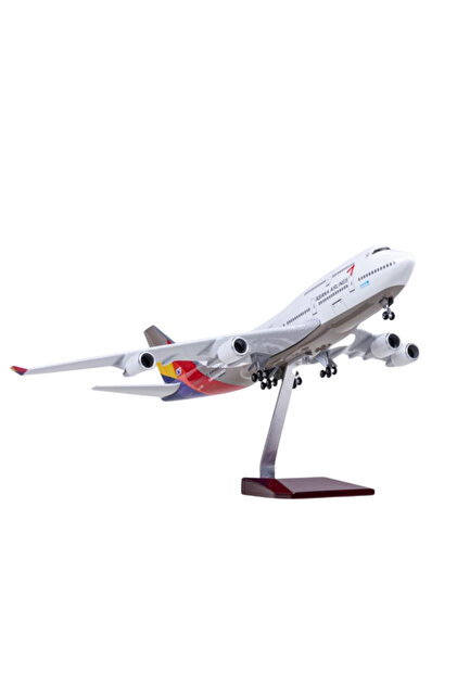 ITSOLD 1/150 Ölçekli Asiana Airlines Boeing 747 Model Uçak