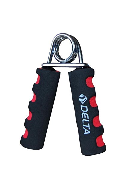 Deluxe Red Black Sponge Handle Hand Spring