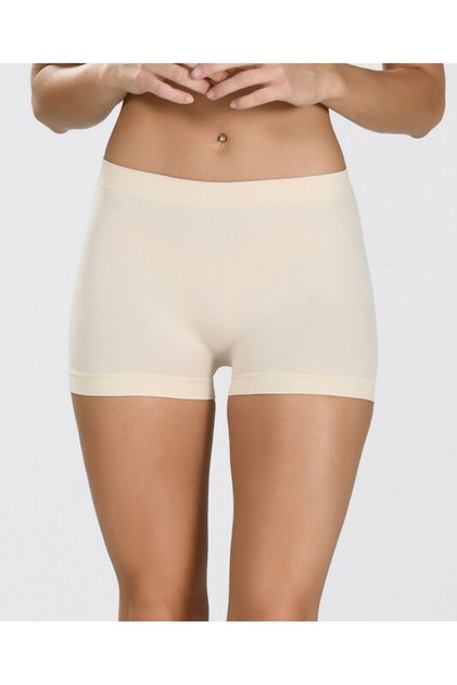 NBB Women's Seamless Non-Mark Shaping Mini Shorts/Panty (Black, Tan, White)