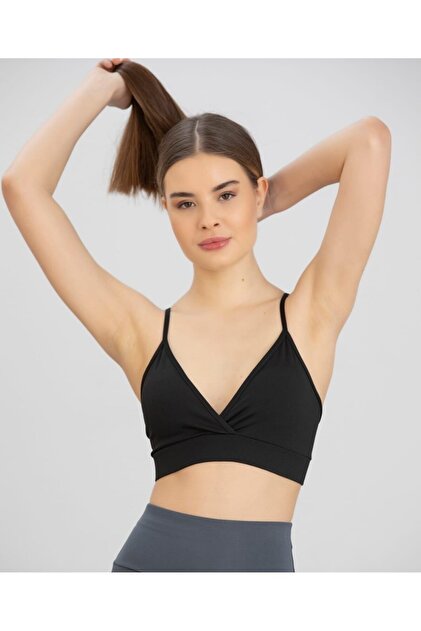 İntive Lingerie Aurafit Arkası Çapraz Derin Dekolte Ip Askılı Spor
