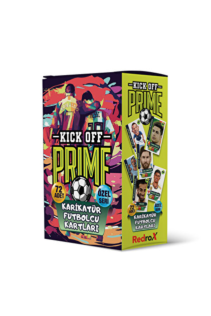 RedroX Kick Off Prime 2026 Özel Koleksiyon Karikatür Futbolcu