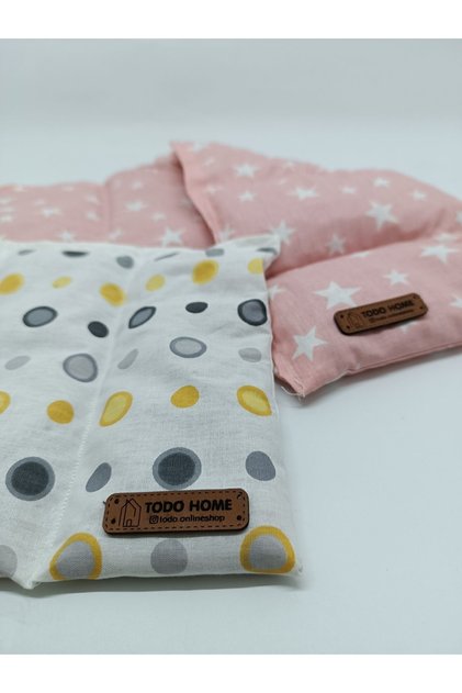 Star Patterned Cherry Seed Pillow Set (PINK)