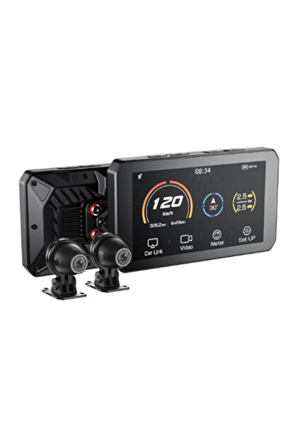 Fırsat7 Motosiklet Scooter Carplay 6inç 4K Görüntü Android Apple