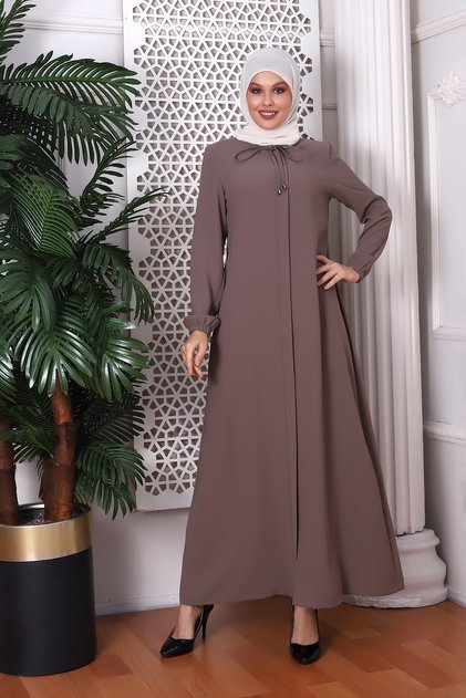 Plain Mink Lace-Up Ferace 9229-22