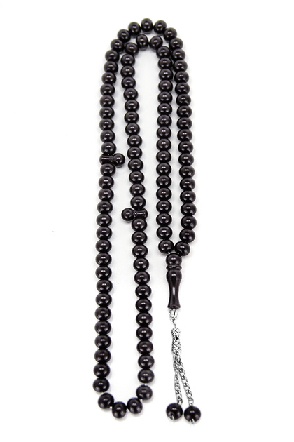 Derviş Tesbih 14 mm Acrylic 1 Piece Black
