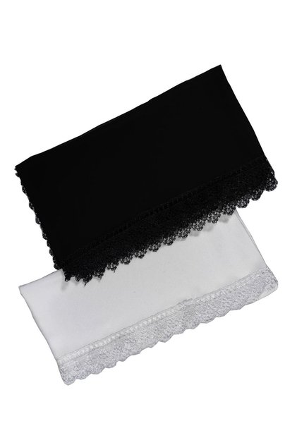 Enba Şifon İğne Oyalı Şal Namaz ve Mevlüt Örtüsü 60x150 cm 2 Adet Tek Fiyat