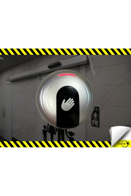 Contactless Door Opening Button with Hand Approach Sensor