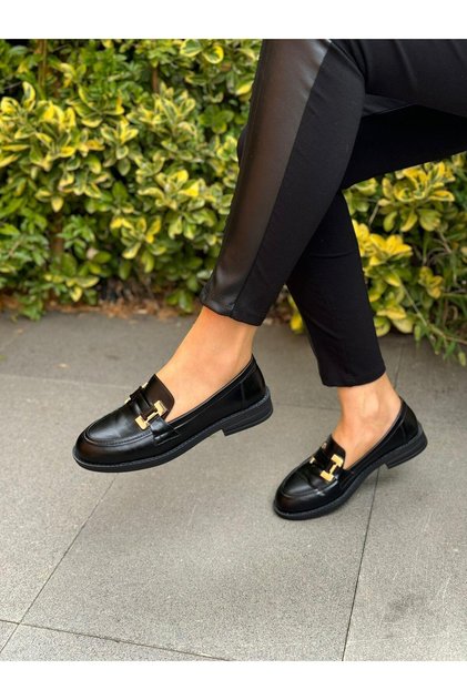 Diva Black Women's Daily Buckle Shoes