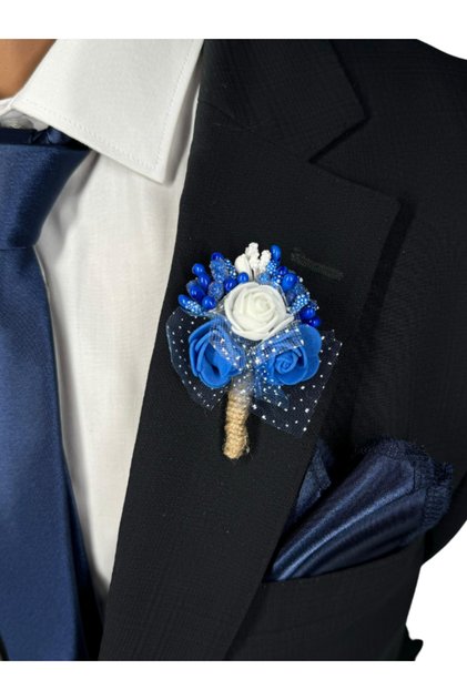 Damat & Sağdıç Özel Yaka Çiçeği
