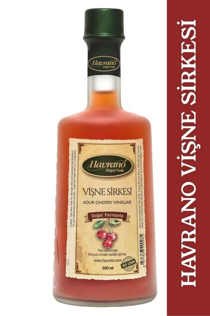 %100 Doğal Fermente Vişne Sirkesi 500 Ml