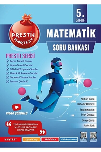 Nartest Yayınları 5. Sınıf PRESTİJ Matematik Soru Bankası (2024