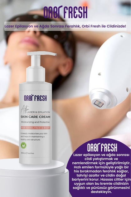 ORBIFRESH Lazer Epilasyon Ve Ağda Sonrası Leke Önleyici Tahriş