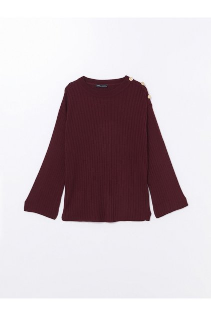 Dámsky pletený sveter Crew Neck